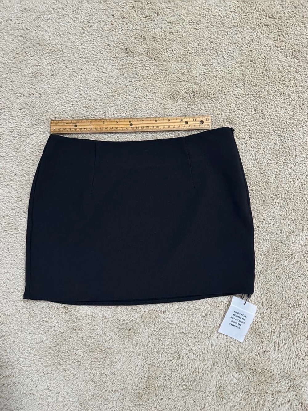 REVOLVE Black Mini Skirt